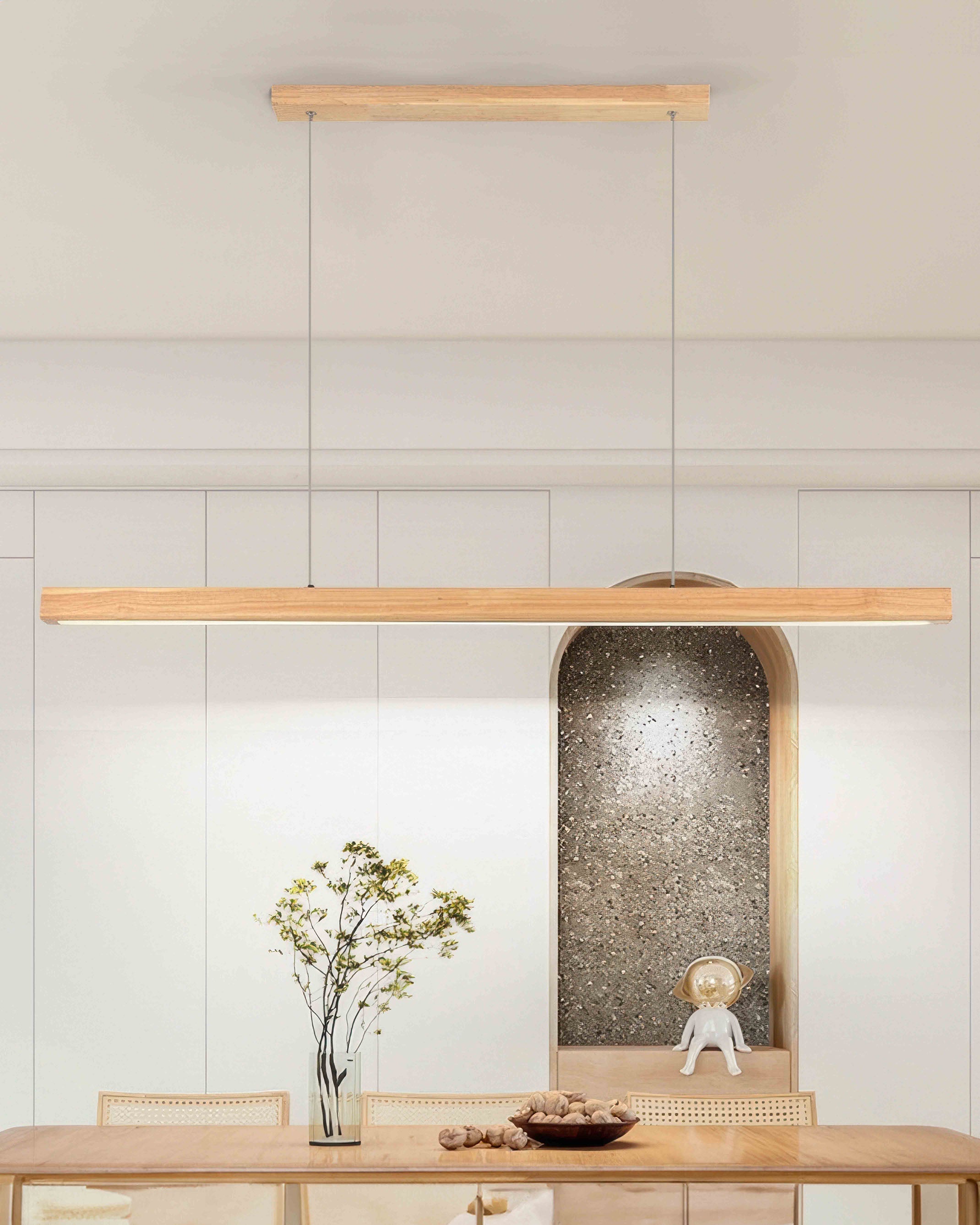Cavell Walnut Pendant Light With French Medieval Charm Style