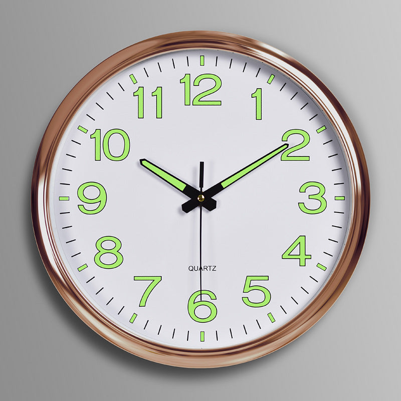 Zentime Silent Classroom Wall Clock — LED Light Display