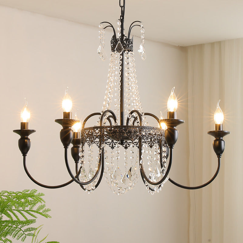 Luminra Crystal Chandelier For Bedroom Ceiling Lighting