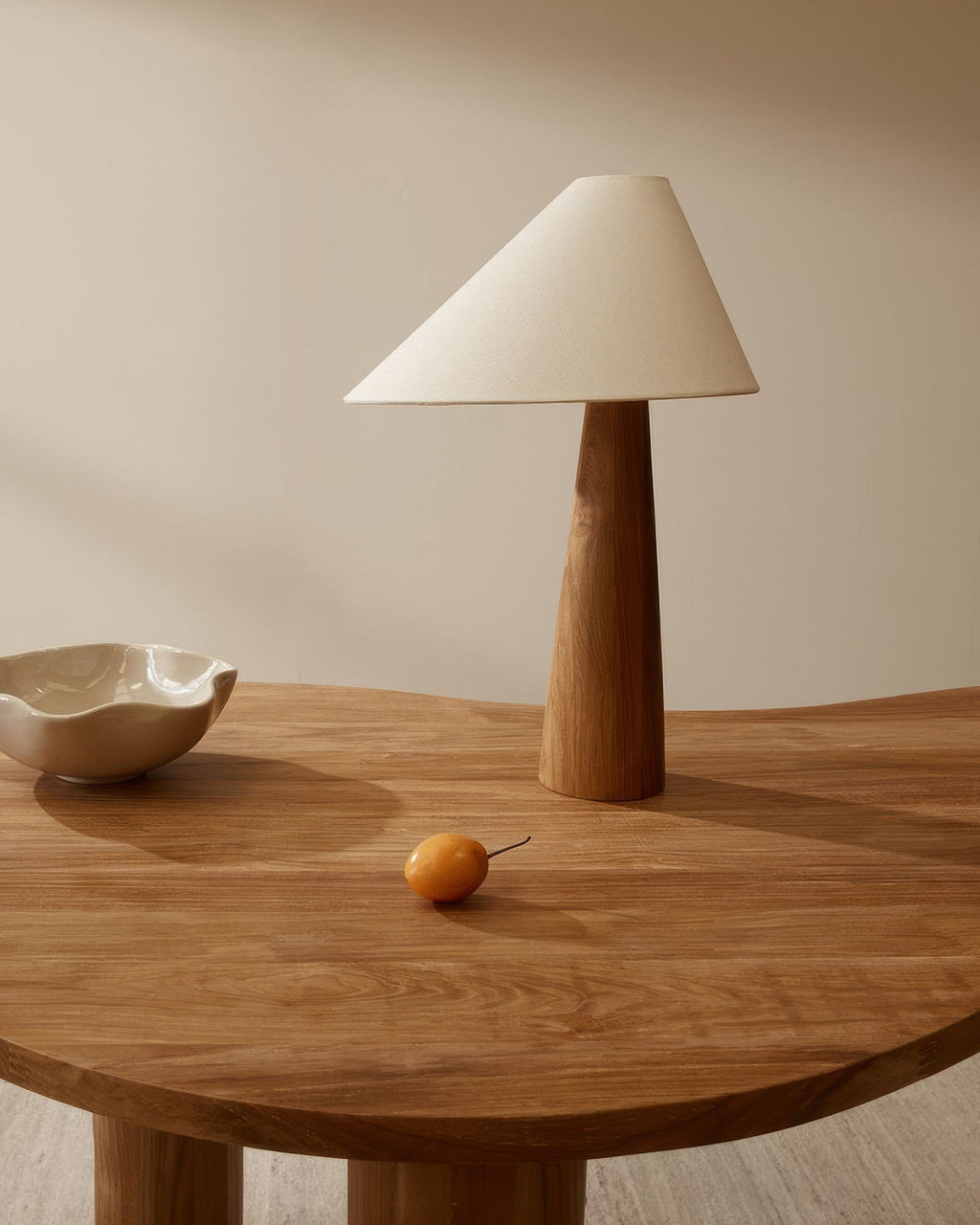 Calmere Floor Lamp With Fabric Shade For Living Spaces