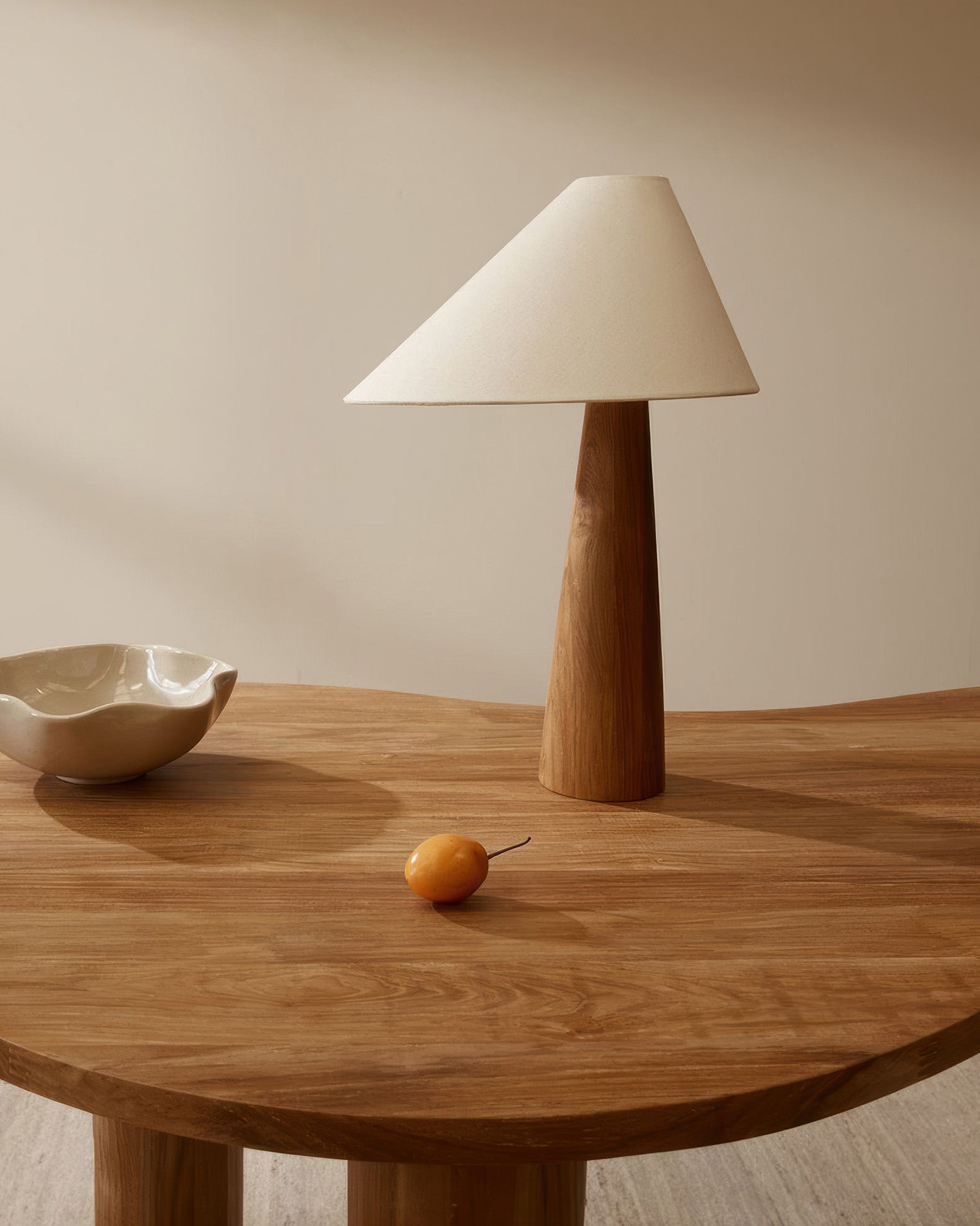 Calmere Floor Lamp With Fabric Shade For Living Spaces