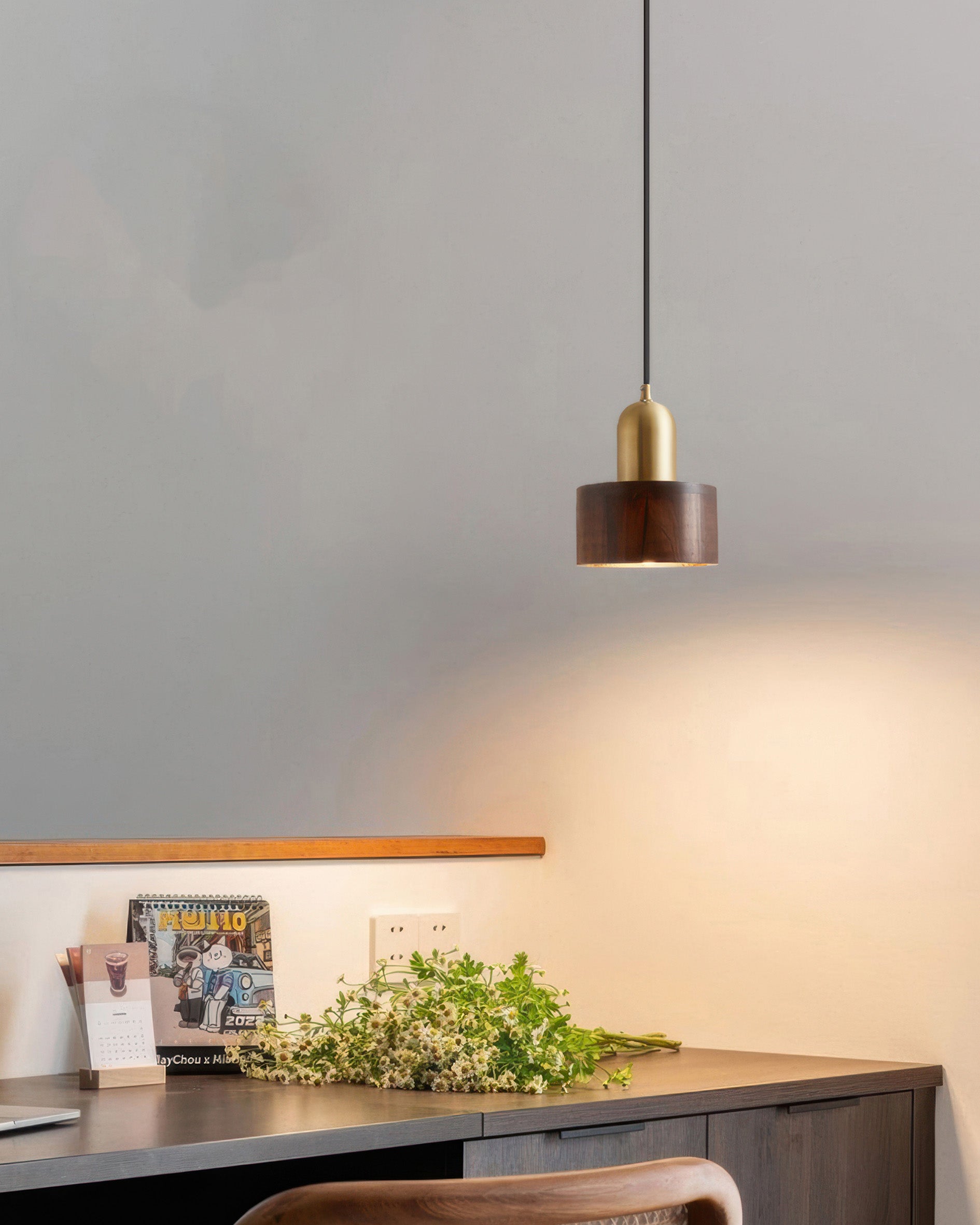 Kurai Pendant Light In Japanese Minimalist Style For Serene Interiors