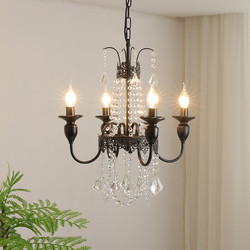 Luminra Crystal Chandelier For Bedroom Ceiling Lighting
