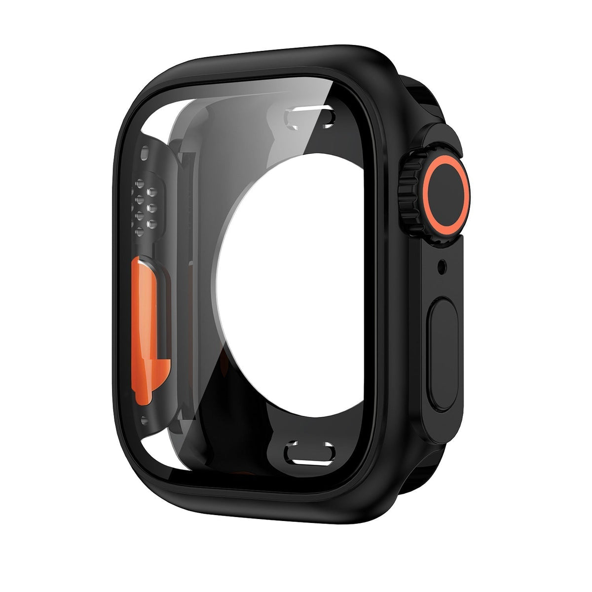 Capa de cobertura total a 360° e película temperada para Apple Watch S1-10