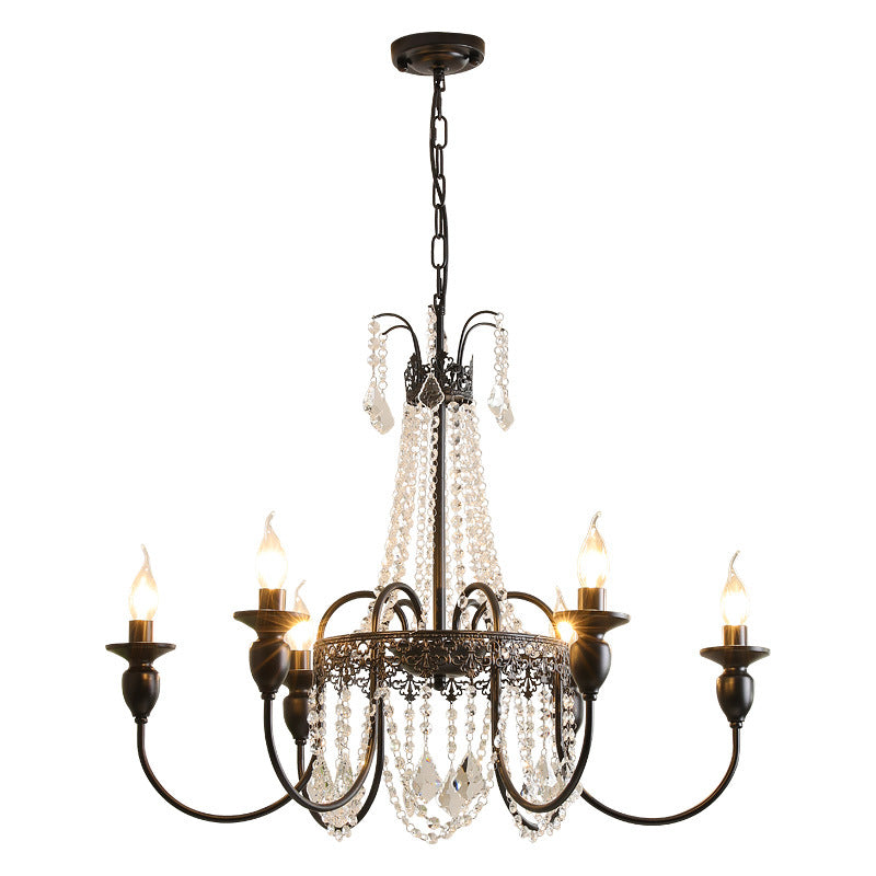 Luminra Crystal Chandelier For Bedroom Ceiling Lighting