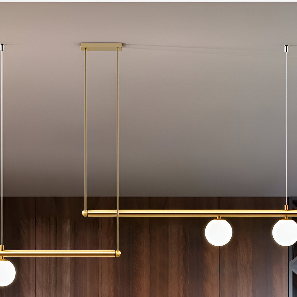 Velora nordische Glaspendelleuchte für Esszimmer und Küchen