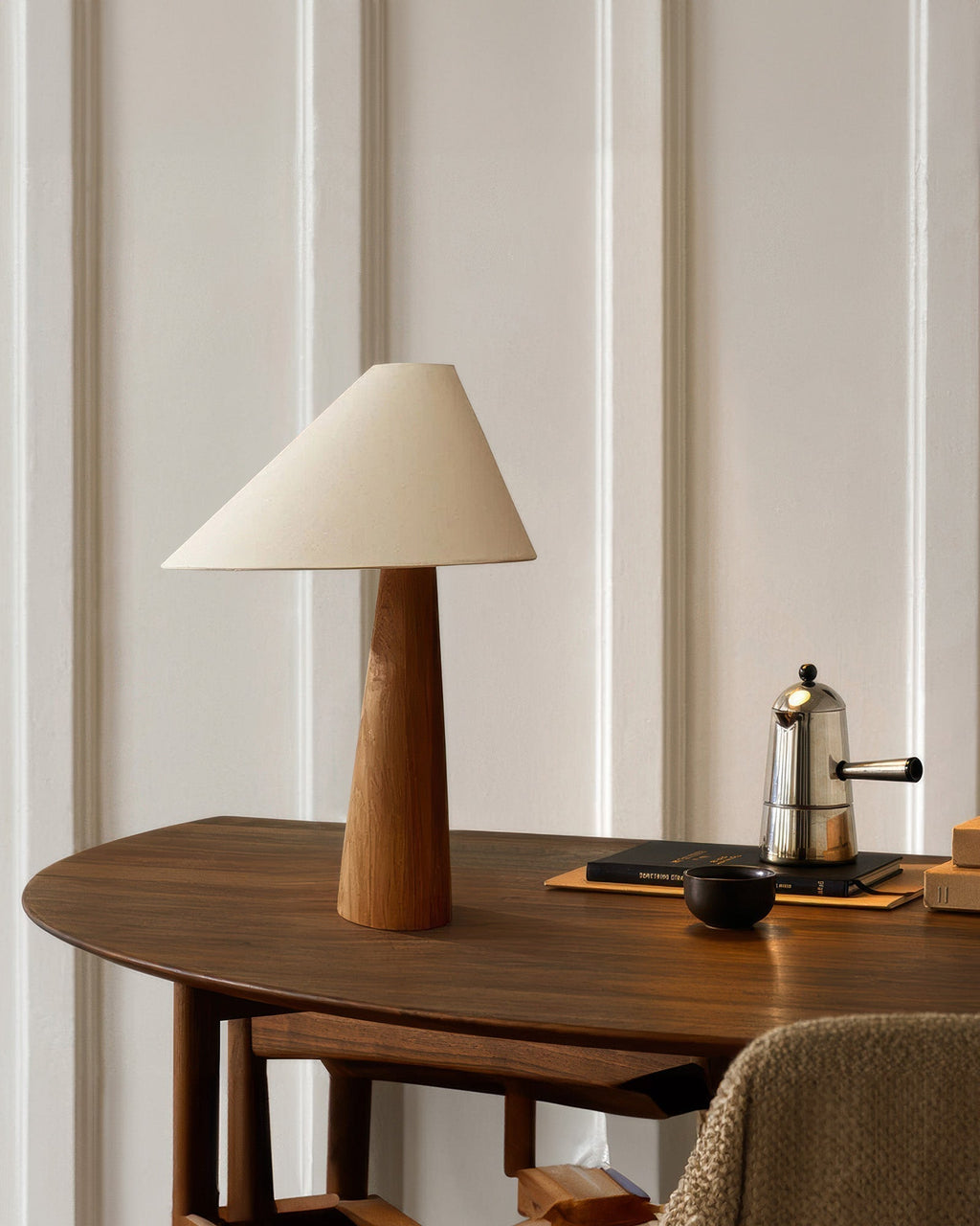 Calmere Floor Lamp With Fabric Shade For Living Spaces