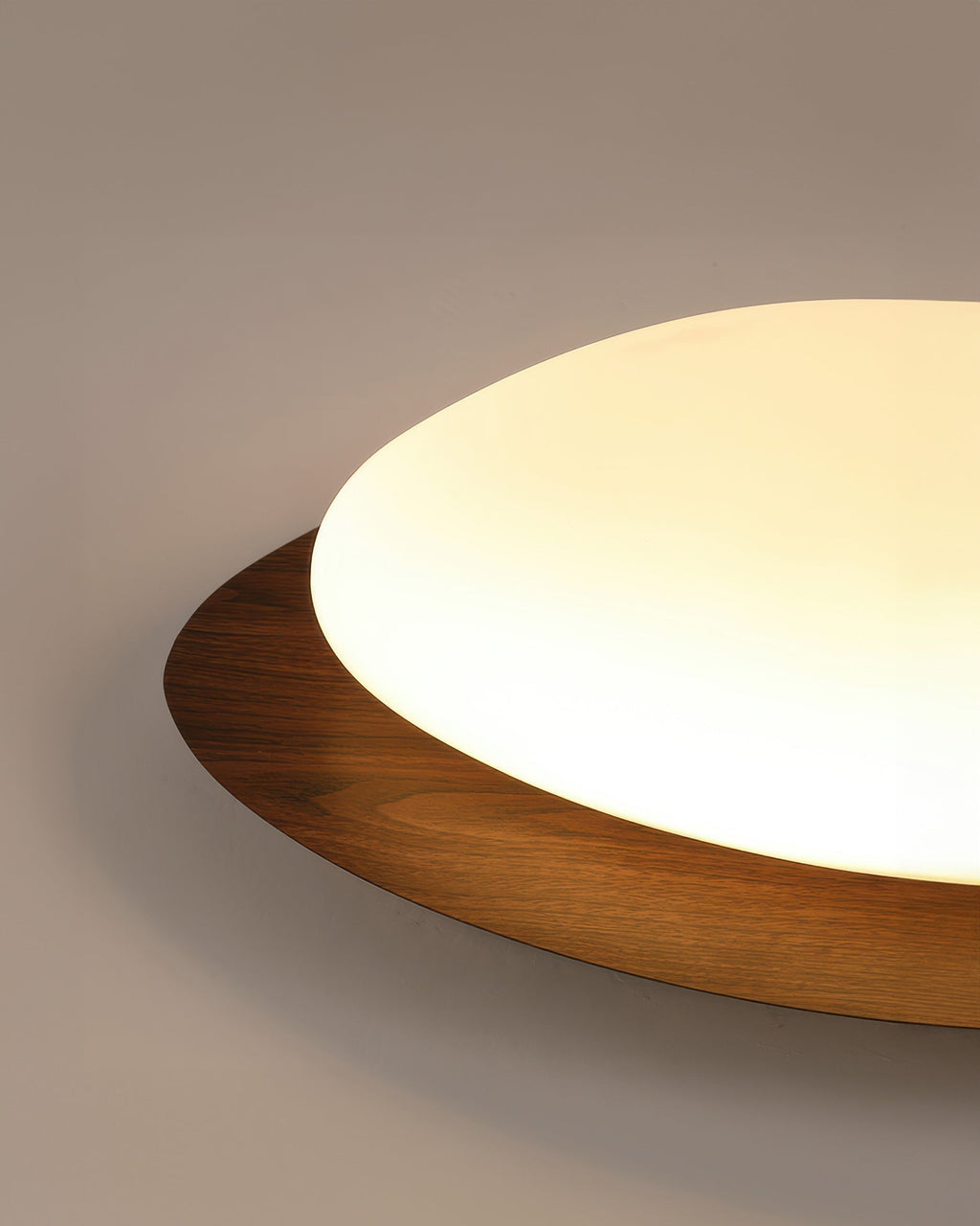 Nyra Pebble Wood Ceiling Light For Nordic Living Interiors