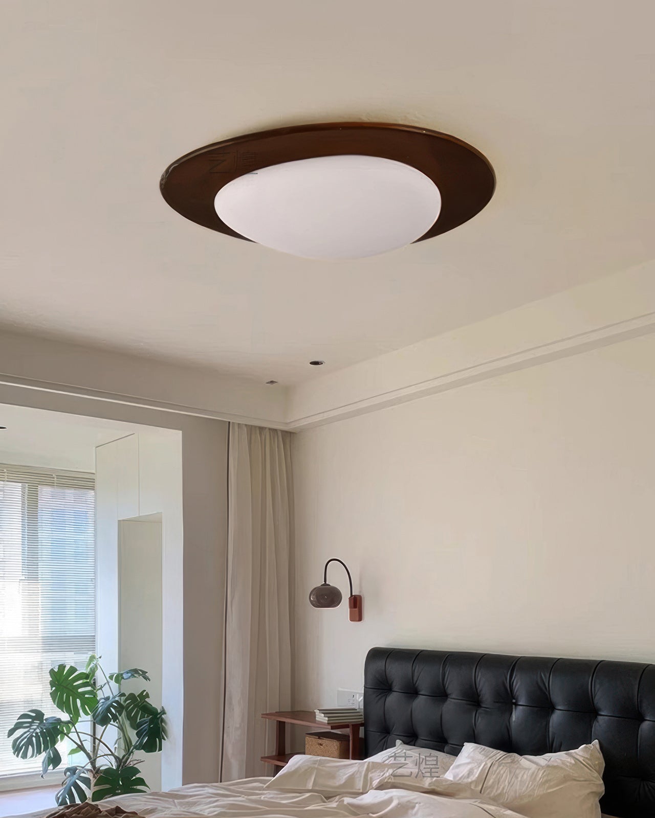 Nyra Pebble Wood Ceiling Light For Nordic Living Interiors