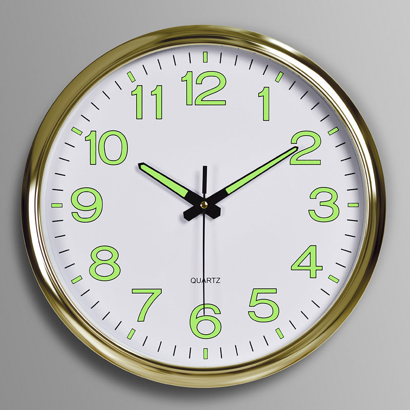 Zentime Silent Classroom Wall Clock — LED Light Display