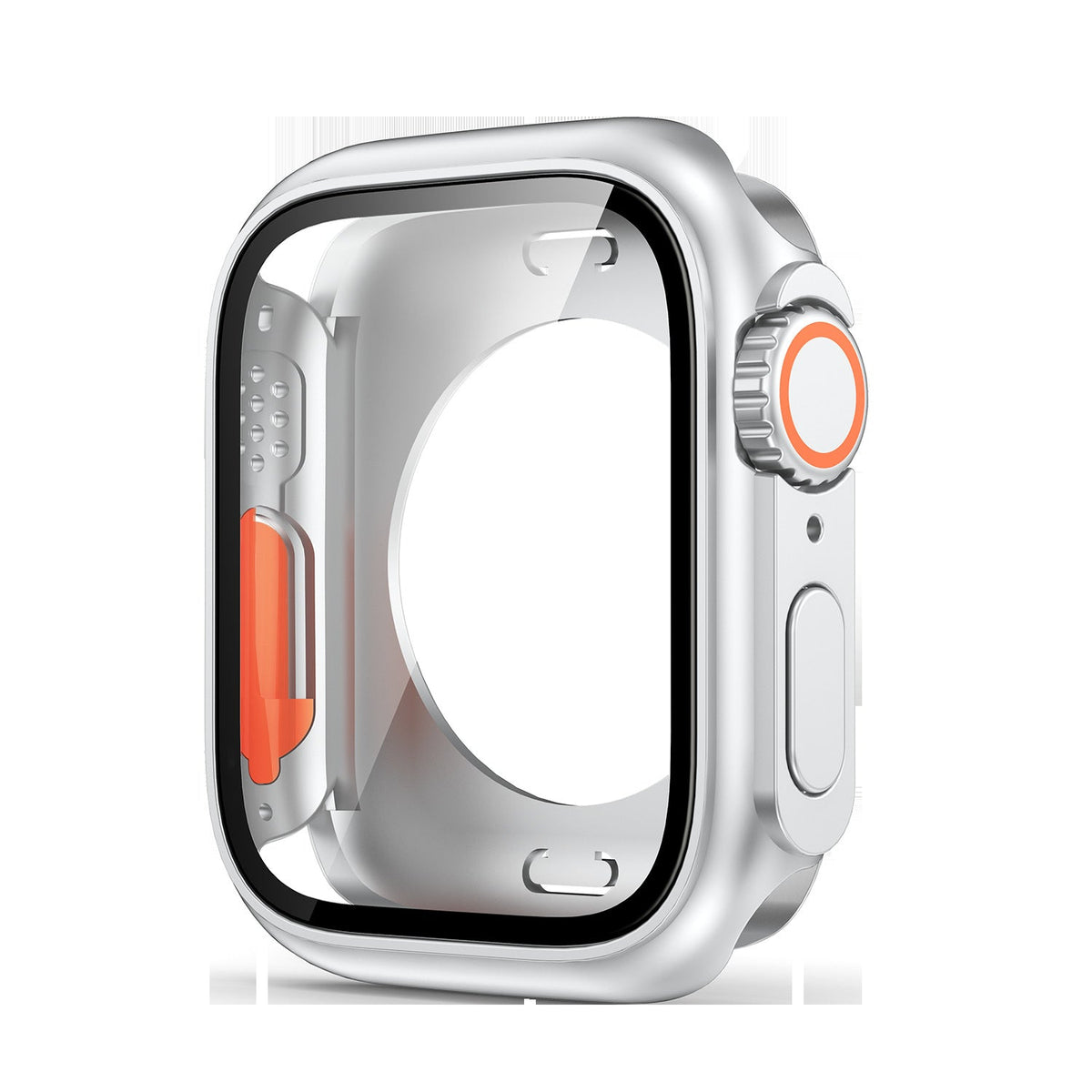 Capa de cobertura total a 360° e película temperada para Apple Watch S1-10