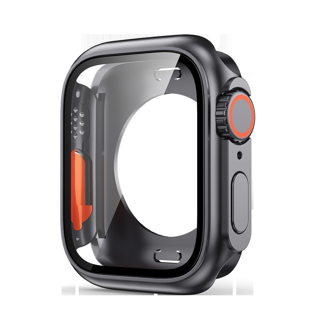 Capa de cobertura total a 360° e película temperada para Apple Watch S1-10