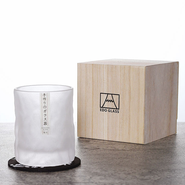 Astraeon Glacier-Whiskygläser – Handgeschliffenes Edo-Kiriko-Glas