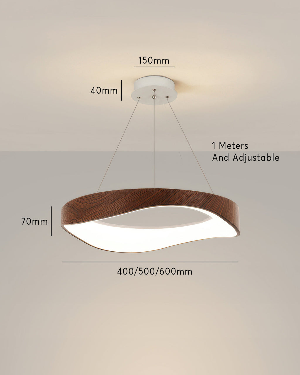AstraHalo Round LED Pendant Light For Modern Interiors