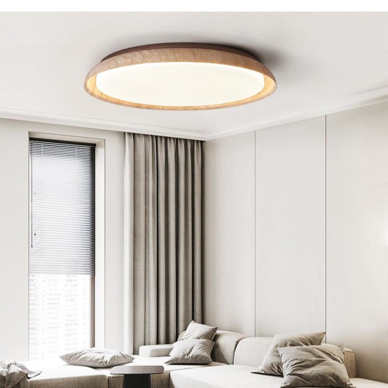Caldra Travertine LED Vintage Ceiling Light For Japandi Interiors