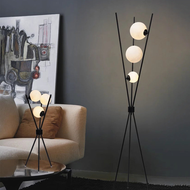 NyraMoon Dual Moon Floor And Table Lamp For Living Rooms