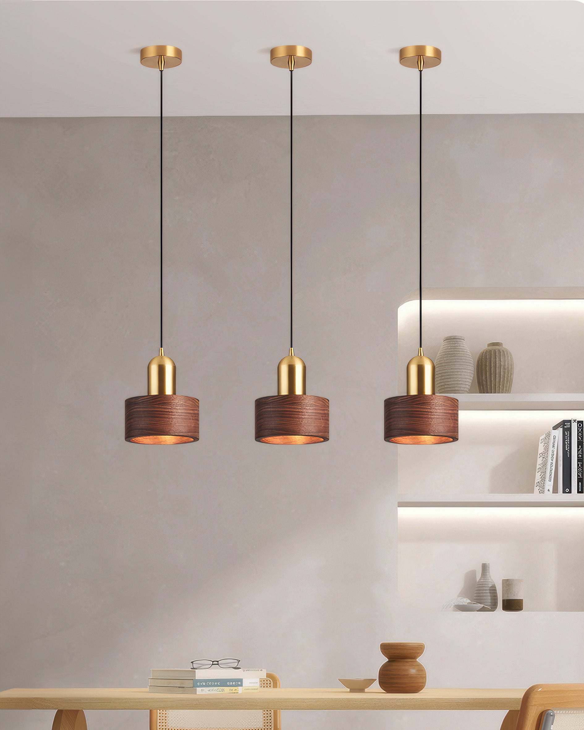 Kurai Pendant Light In Japanese Minimalist Style For Serene Interiors