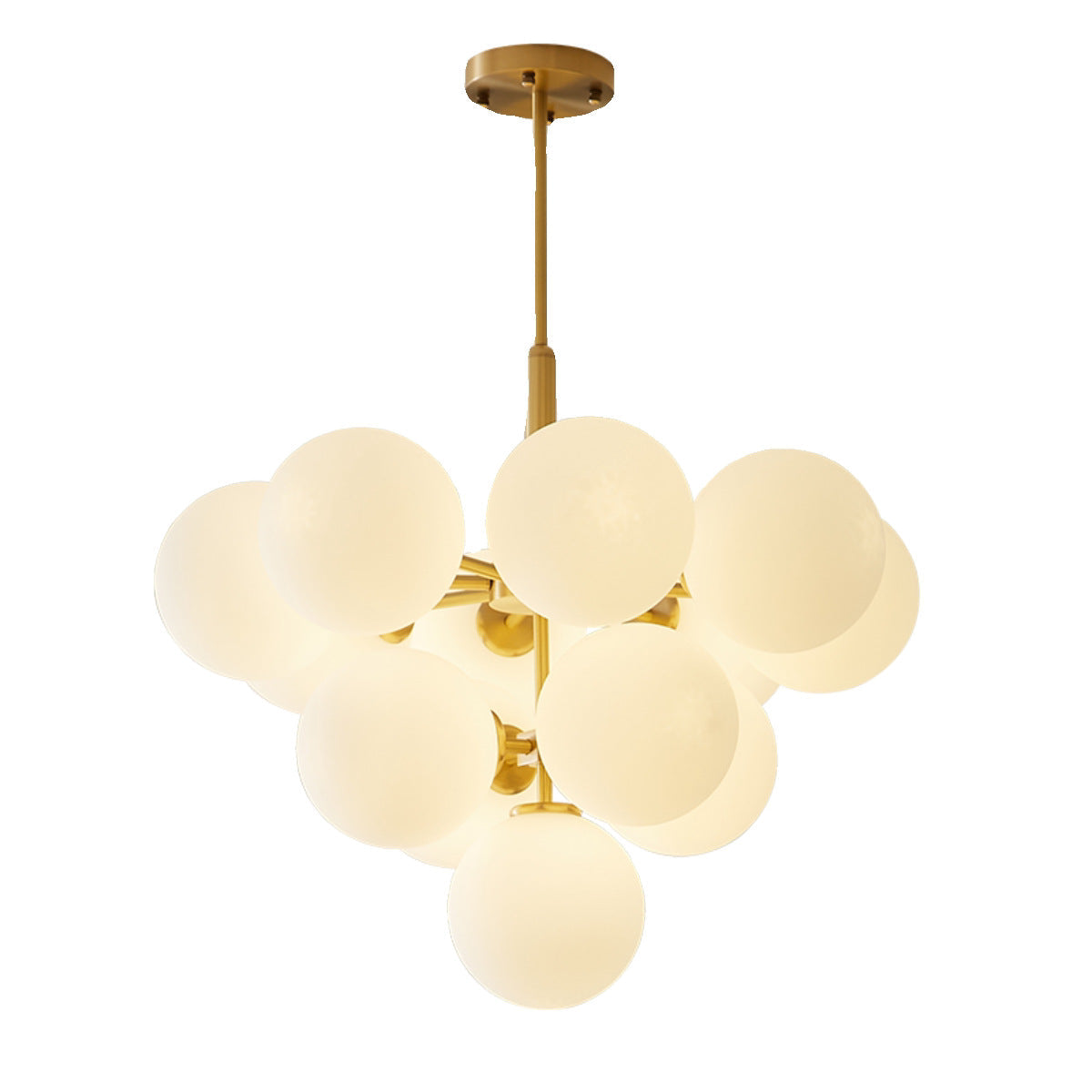 Asterra Nordic Glass Globe Pendant Light With Glass Shades