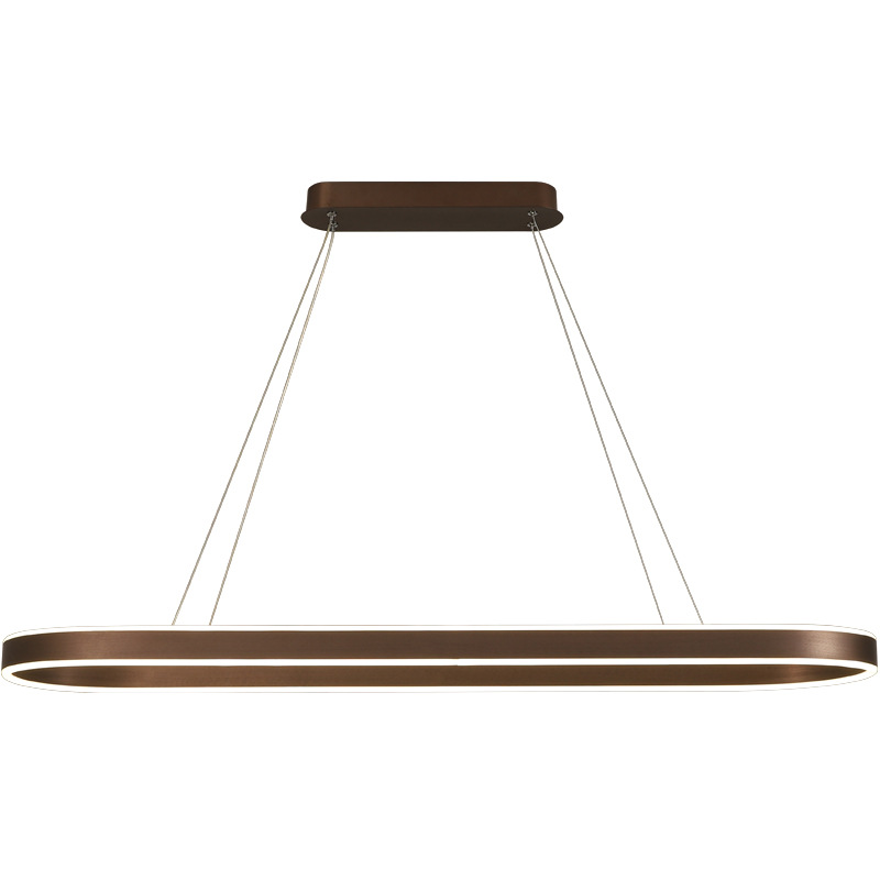 Qualia Rose Gold Pendant Light For Kitchen With Glass Shade