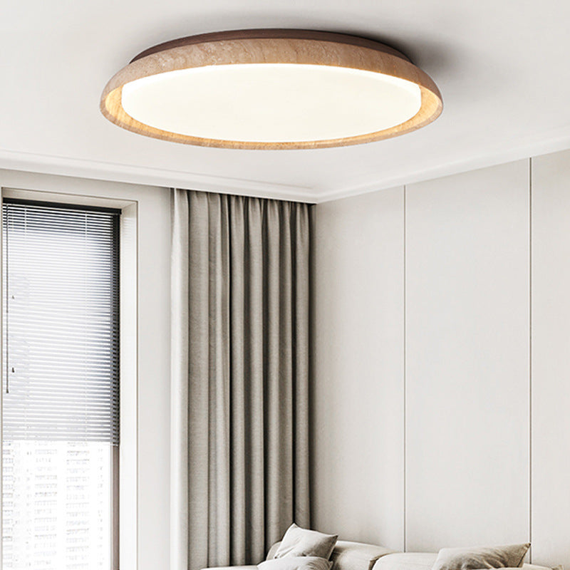 Caldra Travertine LED Vintage Ceiling Light For Japandi Interiors