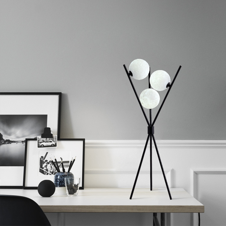 NyraMoon Dual Moon Floor And Table Lamp For Living Rooms