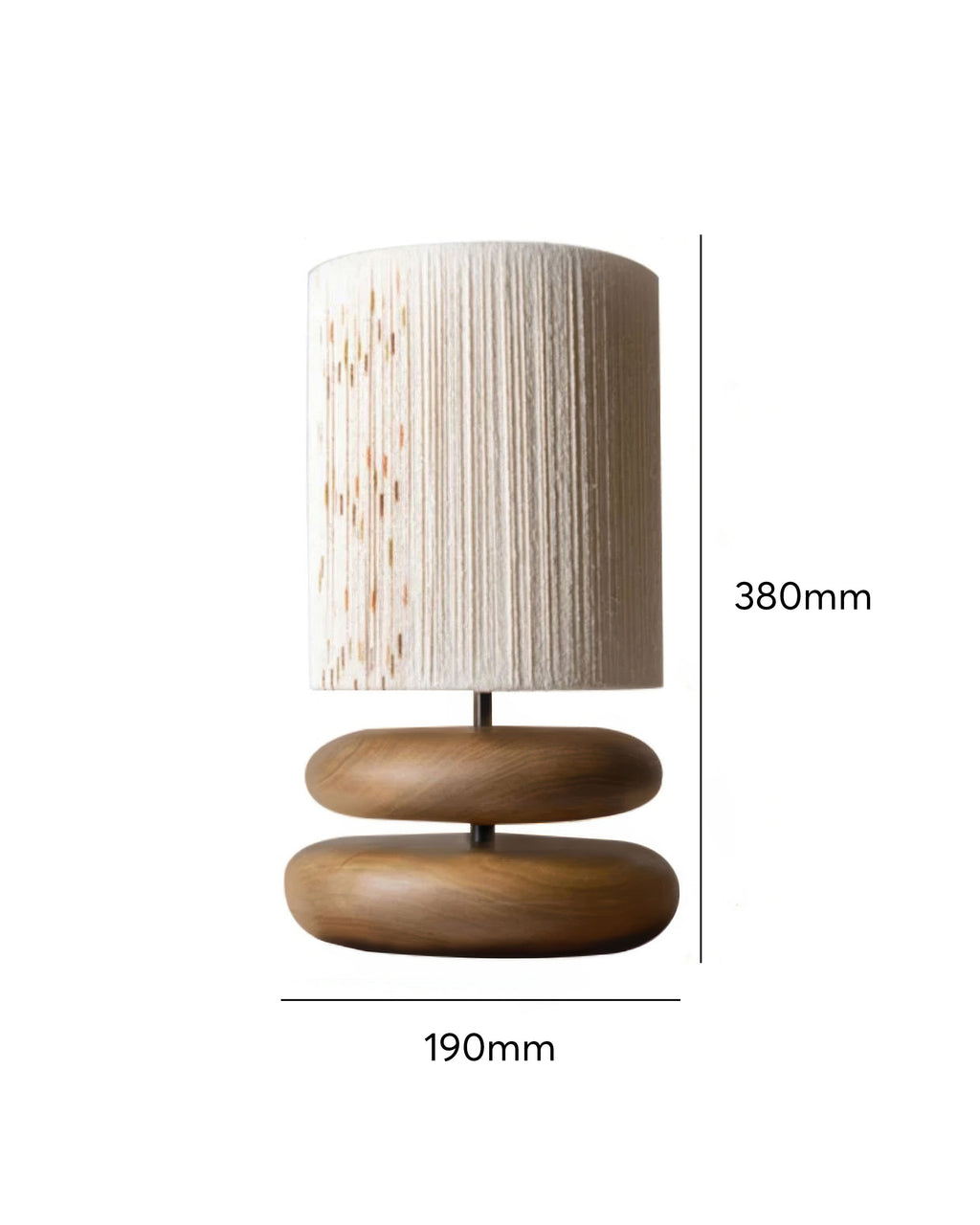 SylvaLume Tranquil Lamp With Wooden Base And LED Compatibility