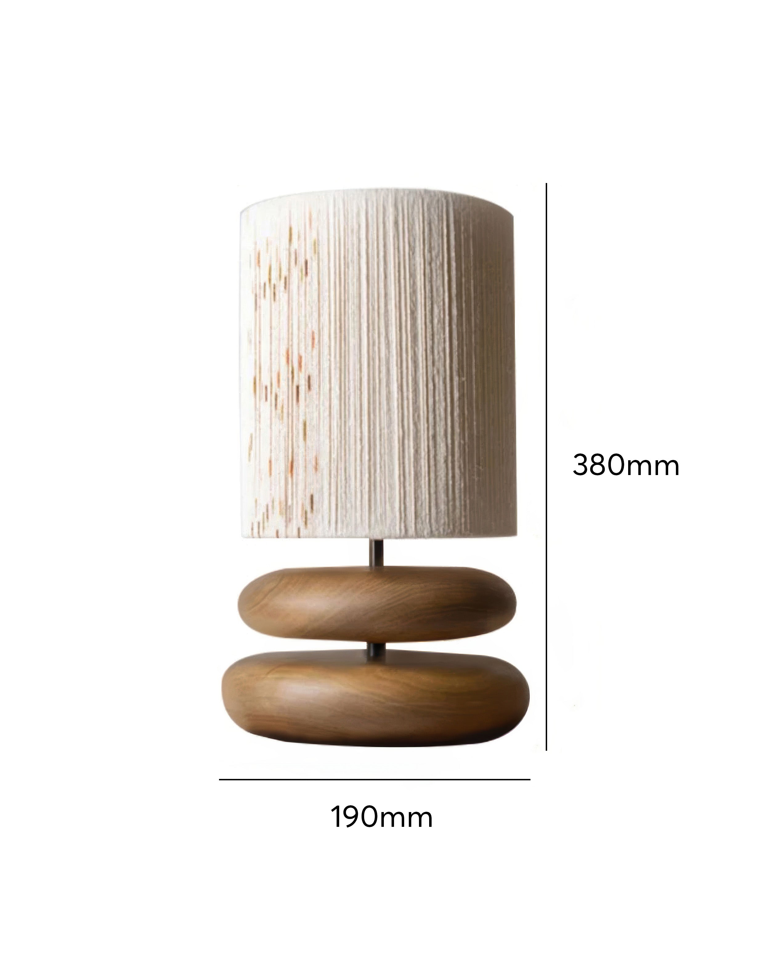 SylvaLume Tranquil Lamp With Wooden Base And LED Compatibility