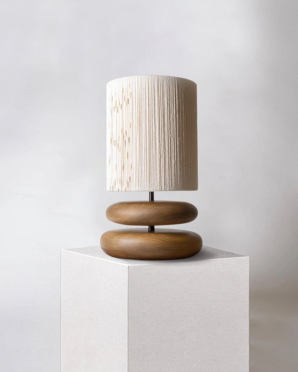 SylvaLume Tranquil Lamp With Wooden Base And LED Compatibility