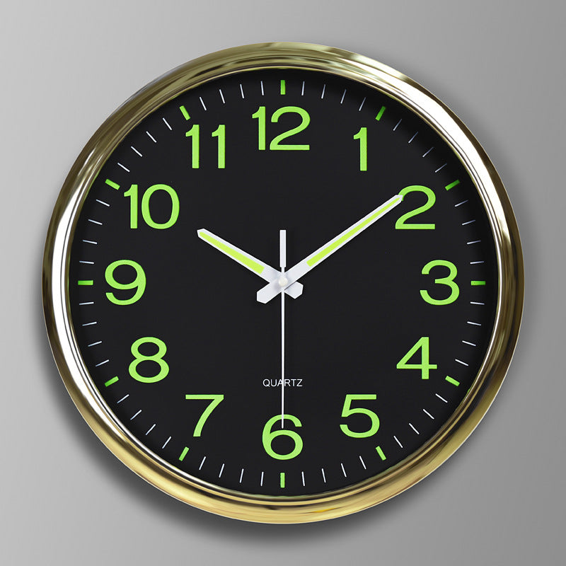 Zentime Silent Classroom Wall Clock — LED Light Display