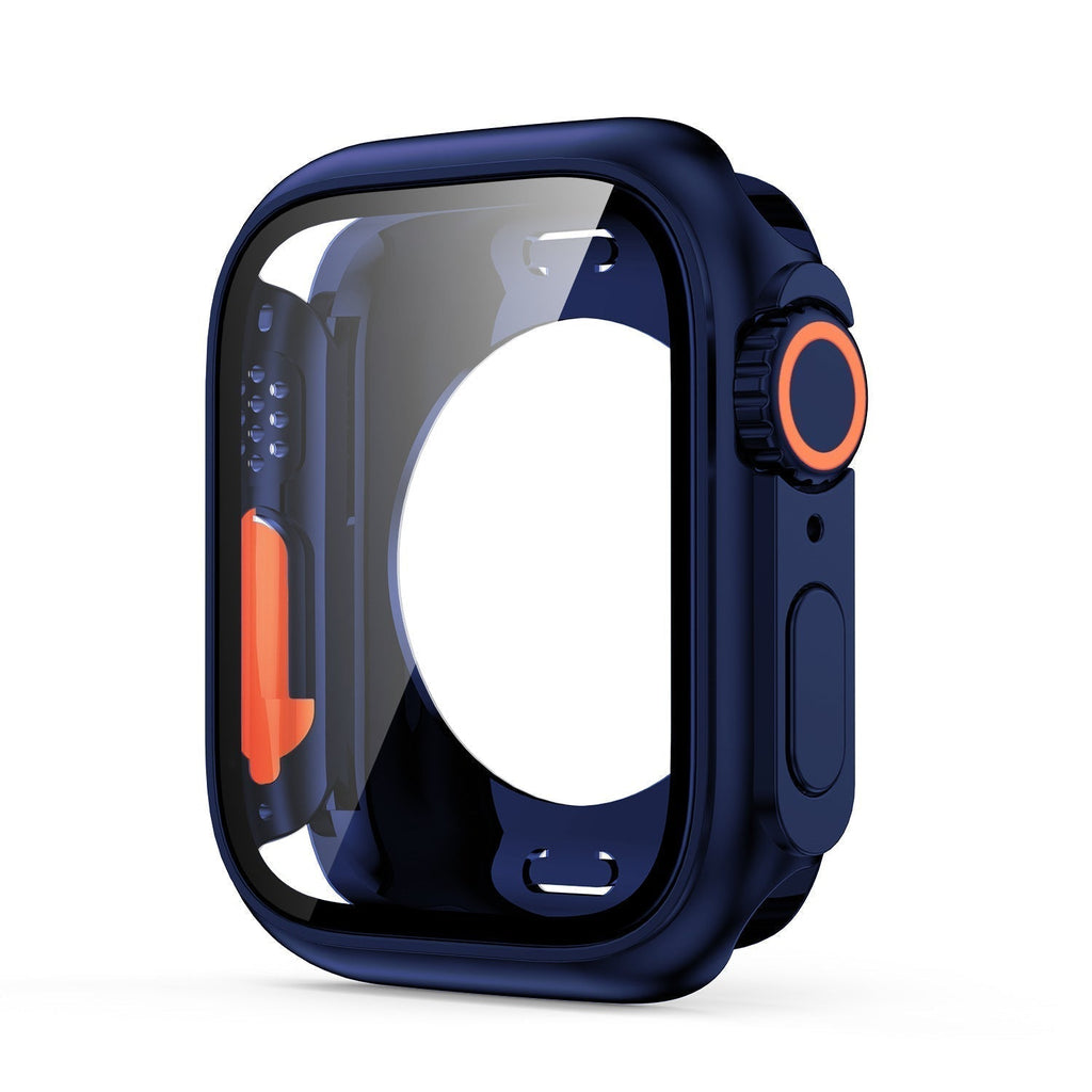 Capa de cobertura total a 360° e película temperada para Apple Watch S1-10