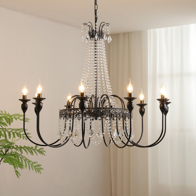 Luminra Crystal Chandelier For Bedroom Ceiling Lighting