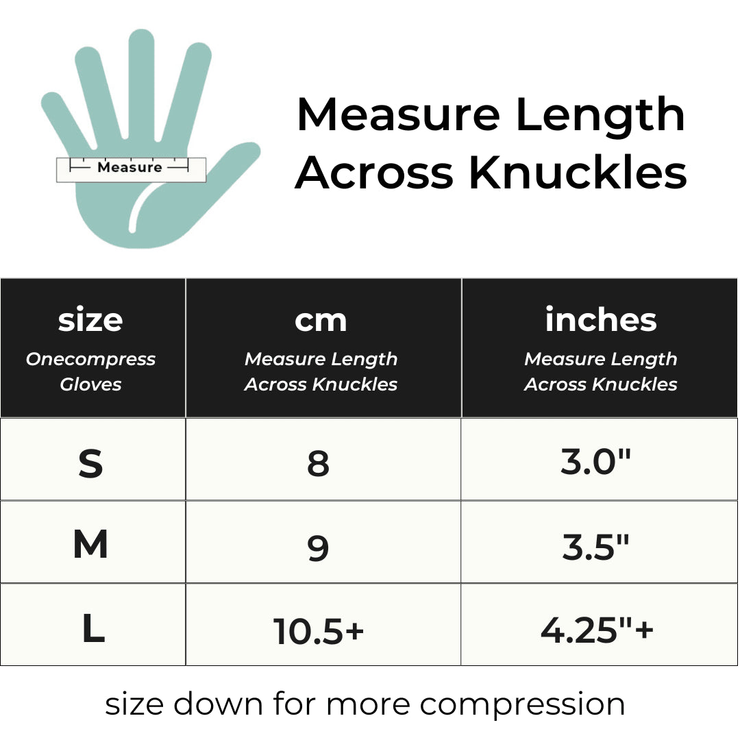Moderate Compression Gloves — Gentle Hand Support, All-Day Comfort