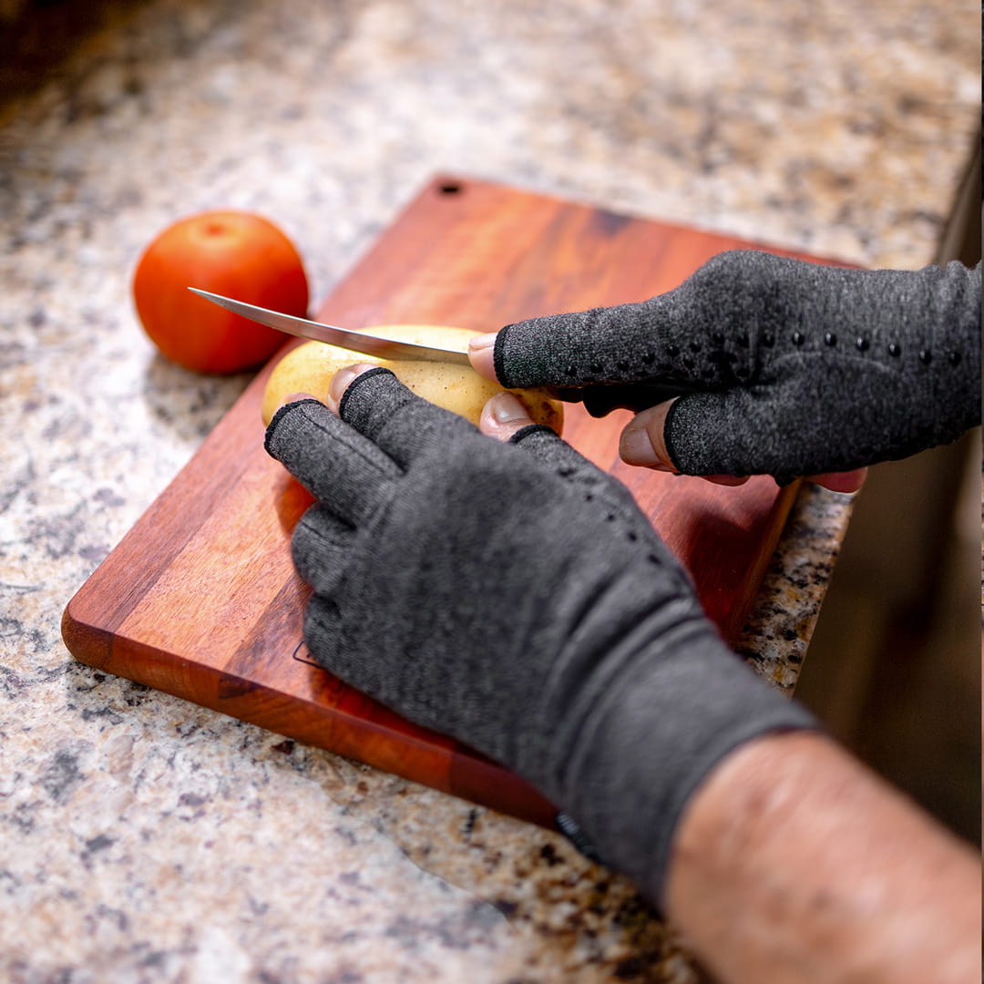 Moderate Compression Gloves — Gentle Hand Support, All-Day Comfort