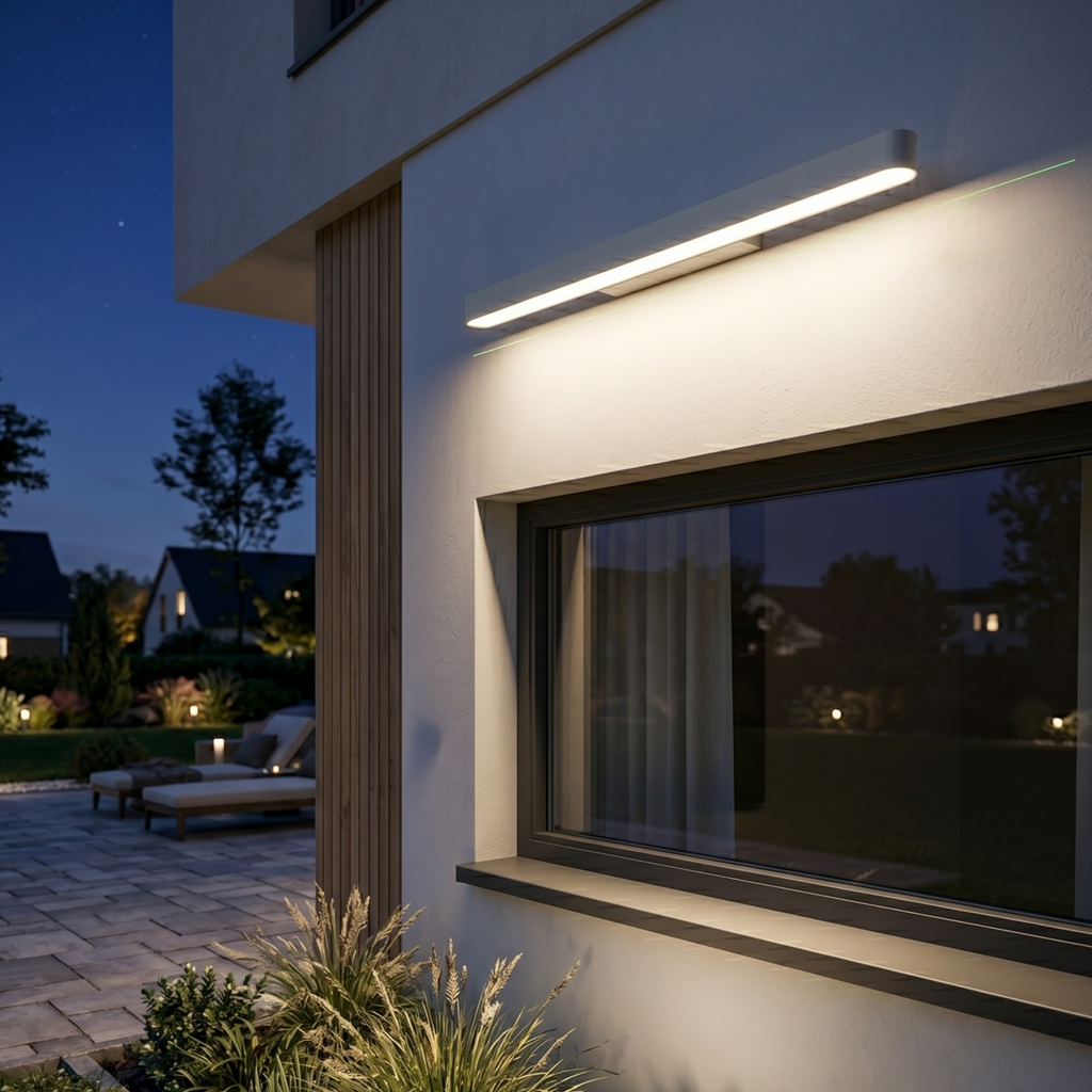 Minimalist Brushed Stainless Steel Wall Lamp -- Copper/Chrome/Black for Outdoor - Flindria