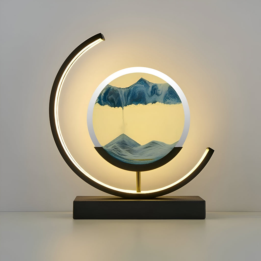 CalmSands LED-stämningslampa — styrning via smartphoneapp, fjärrkontroll, tre lägen