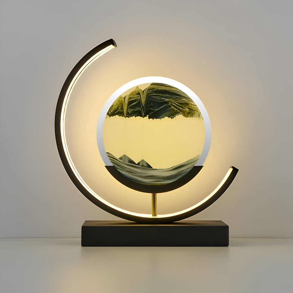 CalmSands LED-stämningslampa — styrning via smartphoneapp, fjärrkontroll, tre lägen