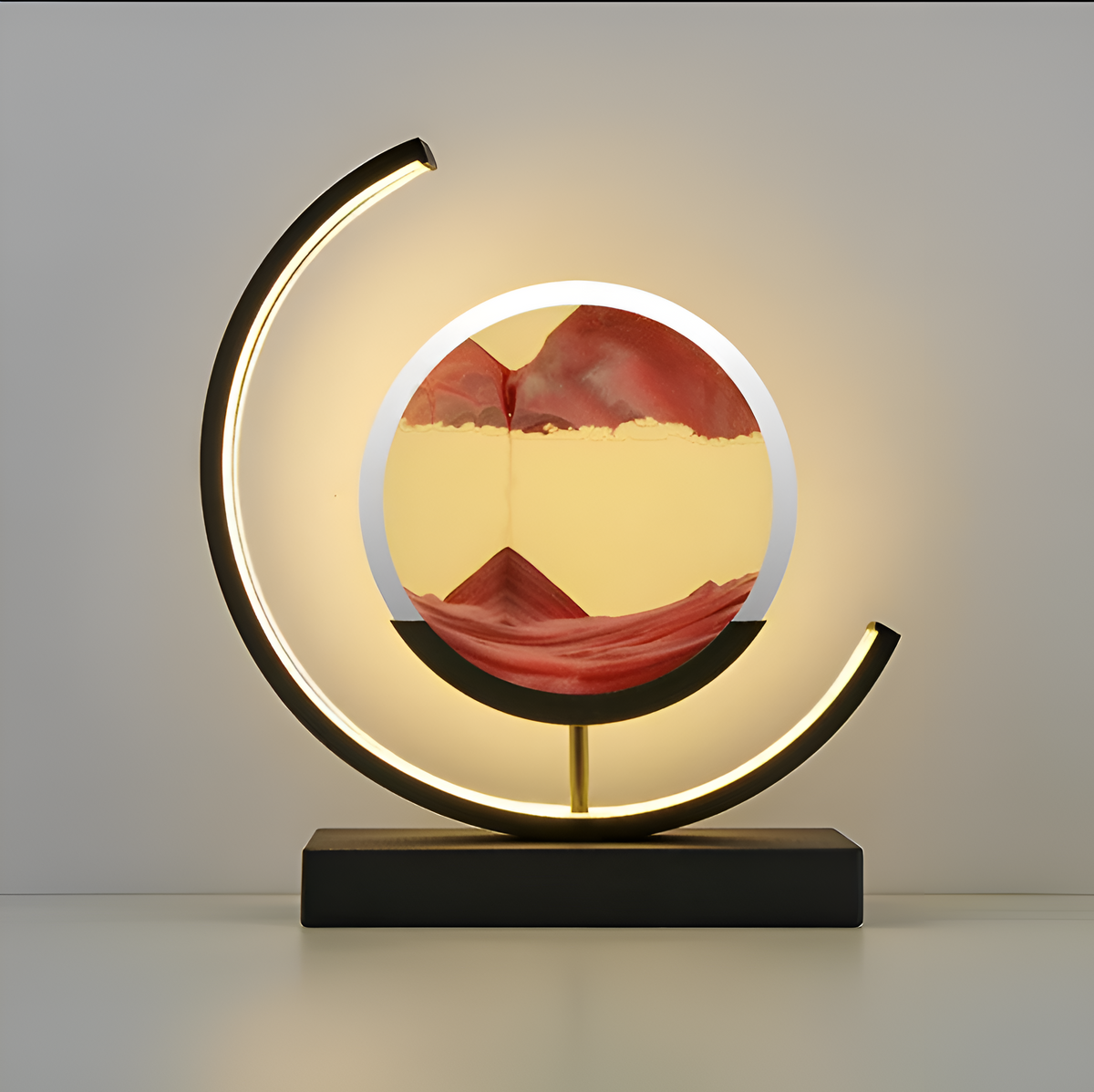 CalmSands LED-stämningslampa — styrning via smartphoneapp, fjärrkontroll, tre lägen