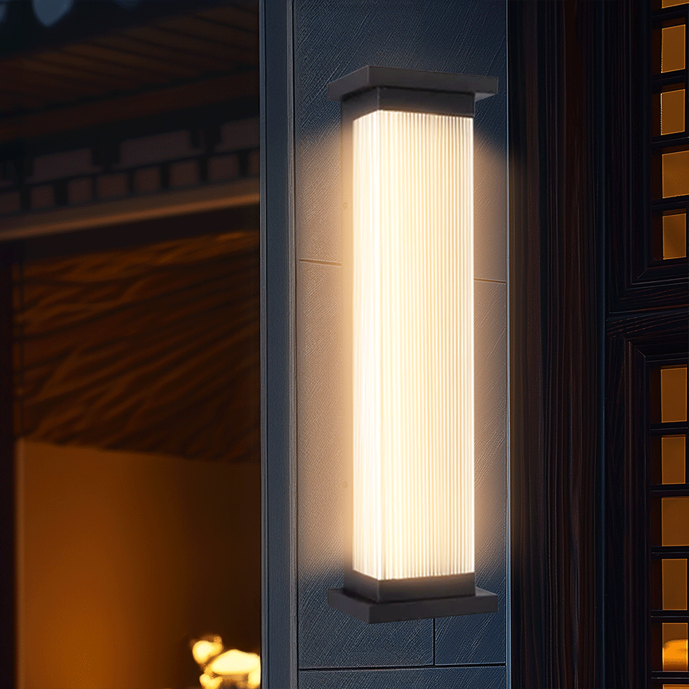 Georgia Wall Lamp — Outdoor Waterproof Rectangular LED Light