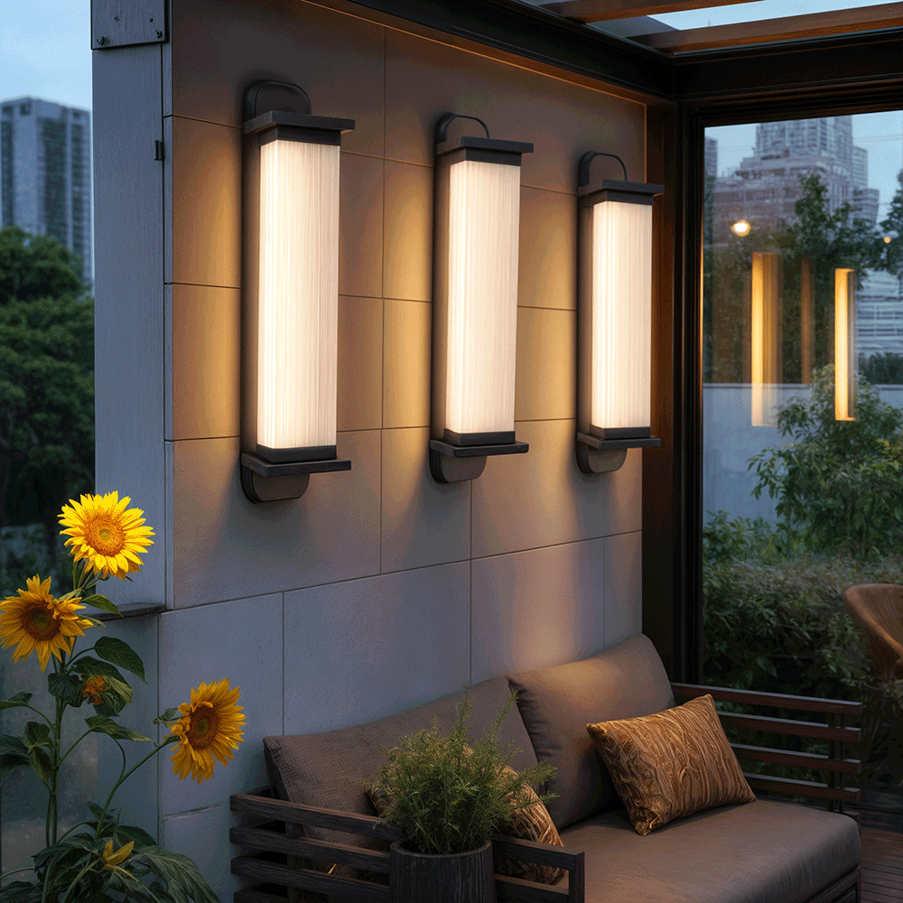 Georgia Wall Lamp — Outdoor Waterproof Rectangular LED Light