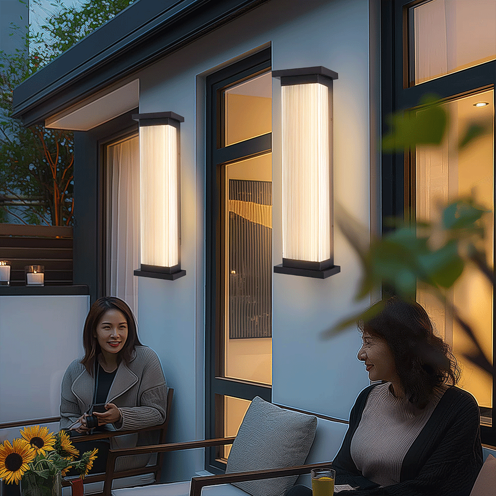 Georgia Wall Lamp — Outdoor Waterproof Rectangular LED Light