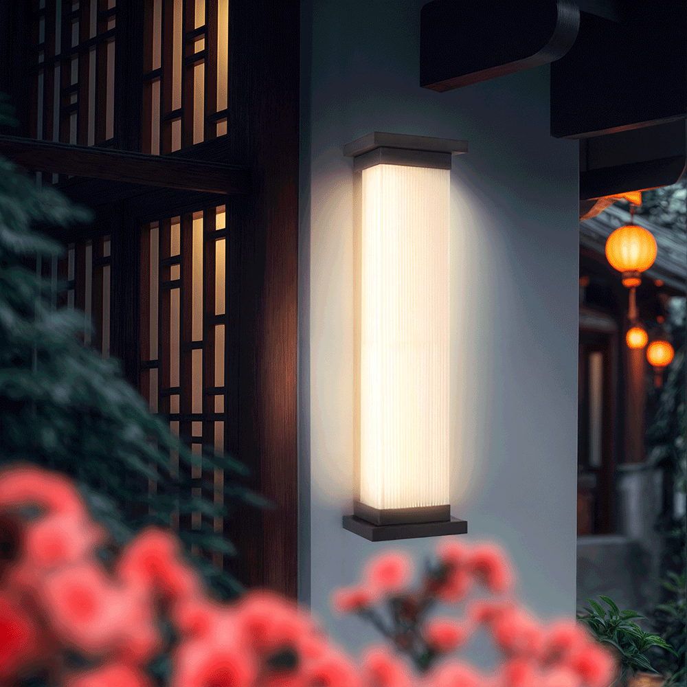 Georgia Wall Lamp — Outdoor Waterproof Rectangular LED Light