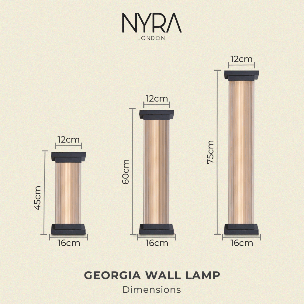 Georgia Wall Lamp — Outdoor Waterproof Rectangular LED Light