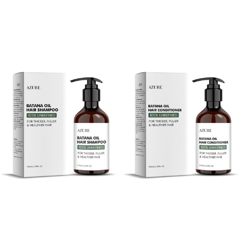 Dueto de champô e condicionador de Batana — conjunto completo para o cuidado do cabelo