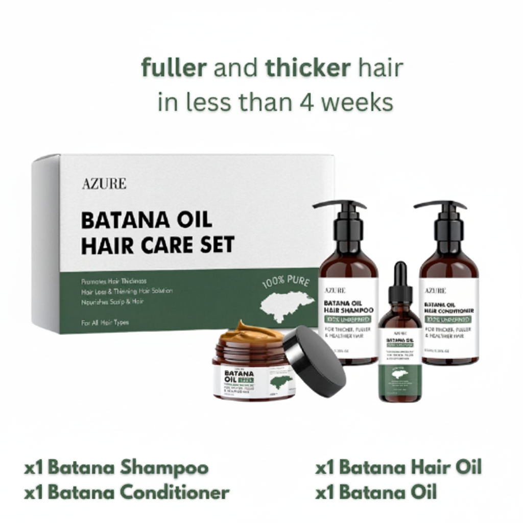 バタナ4点ヘアケアコレクション — 頭皮の保湿と髪質を総合的にケア