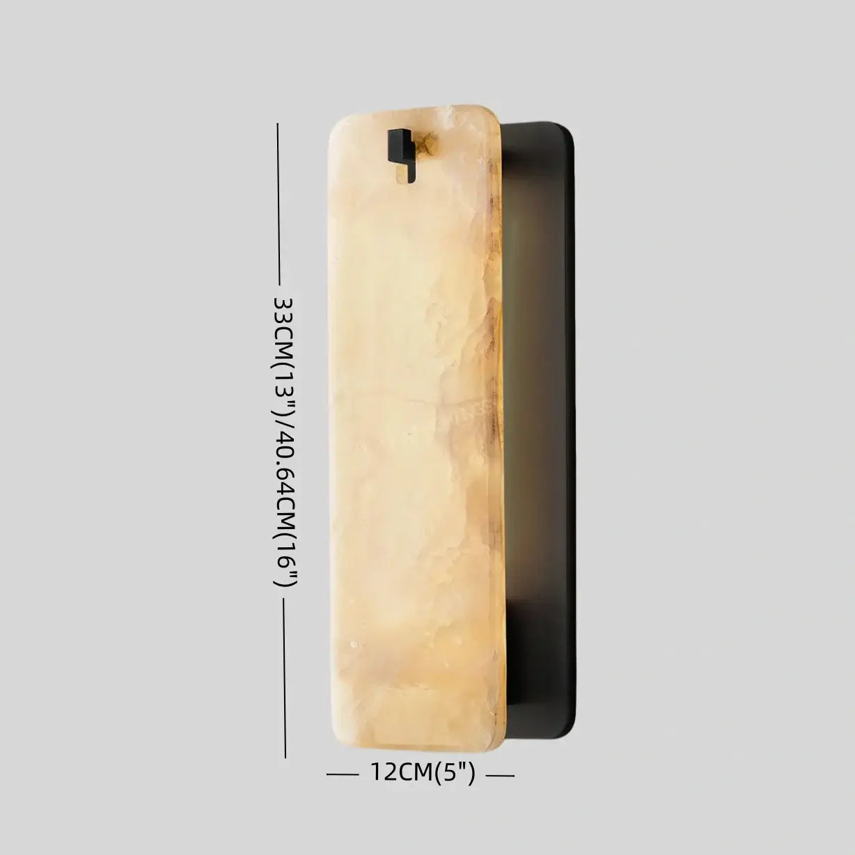 Aplique de pared de alabastro de lujo para sala de estar / comedor - Flindria