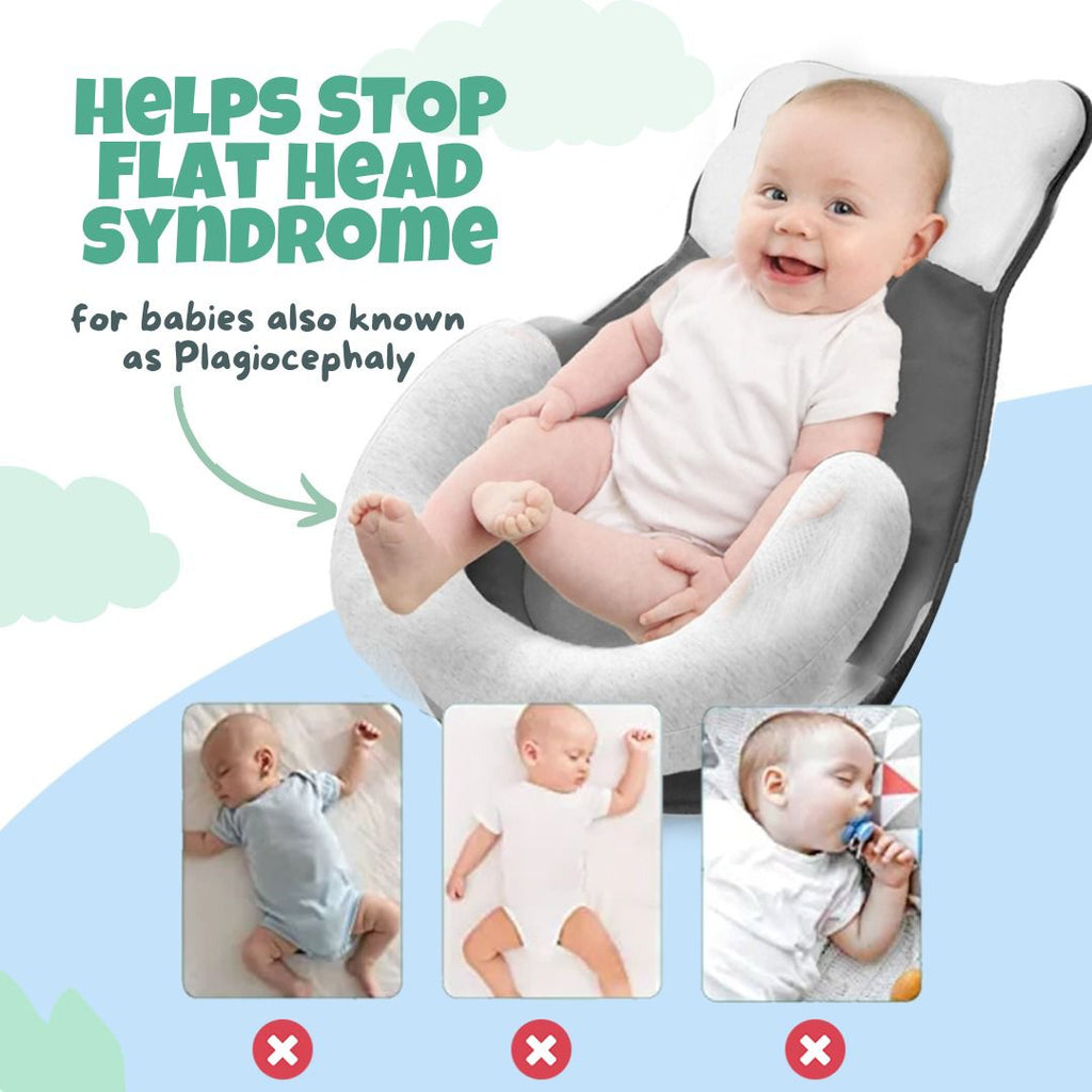 مهد أطفال محمول Baby Nest — دعم لتجنب تسطح الرأس