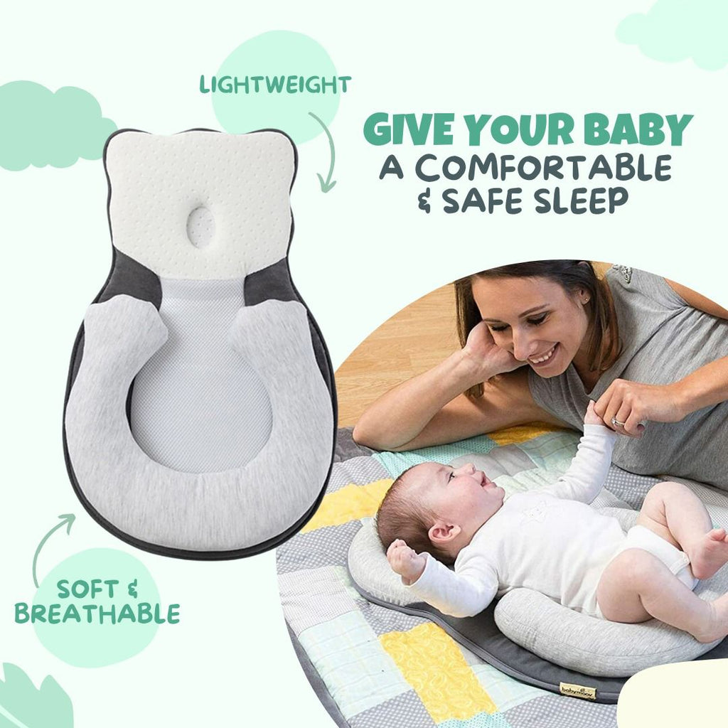مهد أطفال محمول Baby Nest — دعم لتجنب تسطح الرأس