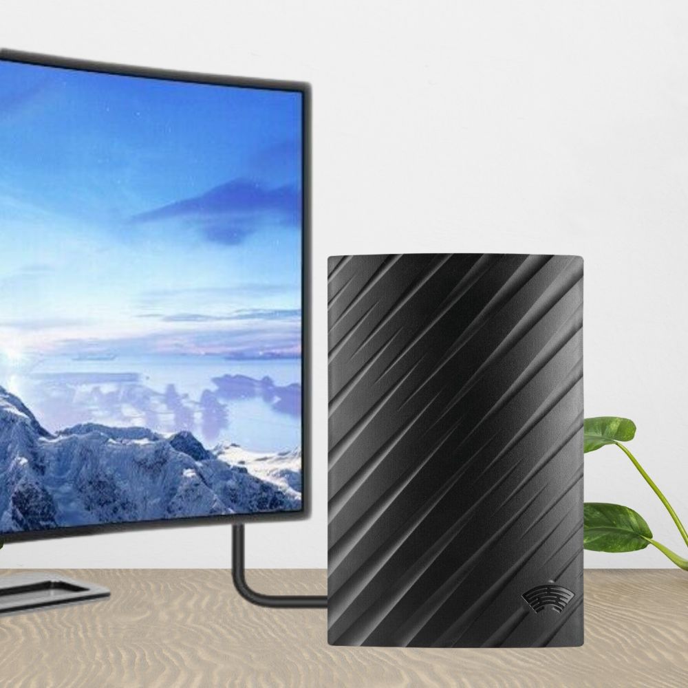 Digitale Indoor-4K-HDTV-Antenne – große Reichweite, 600 Miles