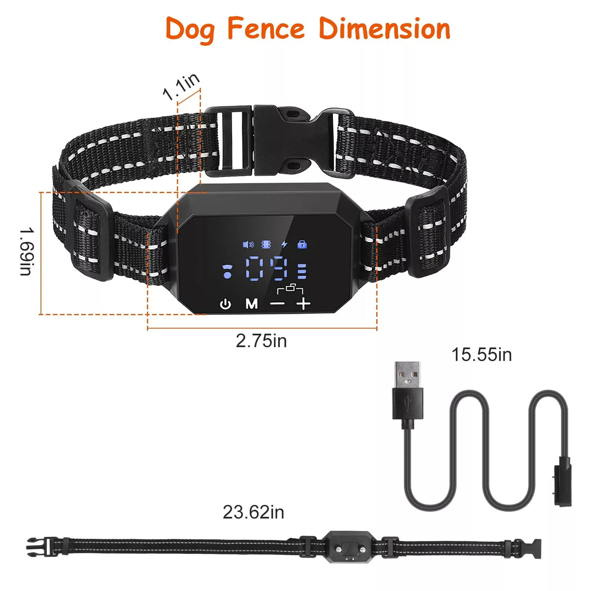 Pawfey GPS Pro kabelloses Hundezäunungssystem - Reichweite 30–1000 m