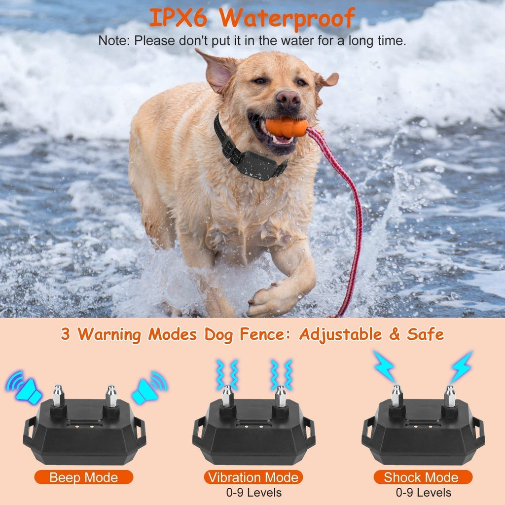 Pawfey GPS Pro kabelloses Hundezäunungssystem - Reichweite 30–1000 m